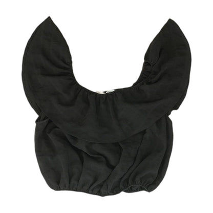 Black Cropped Blouse