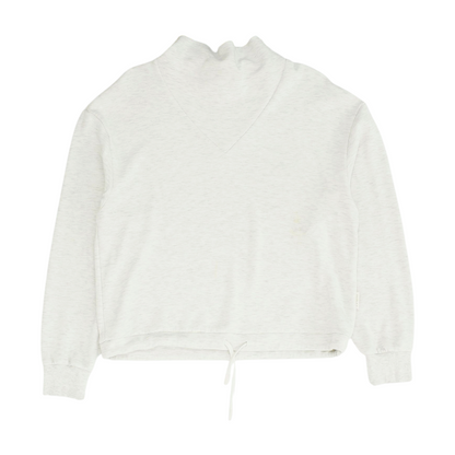 Gray Solid Sweatshirt Pullover