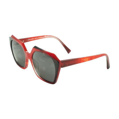 Red A03121 Geometric Sunglasses