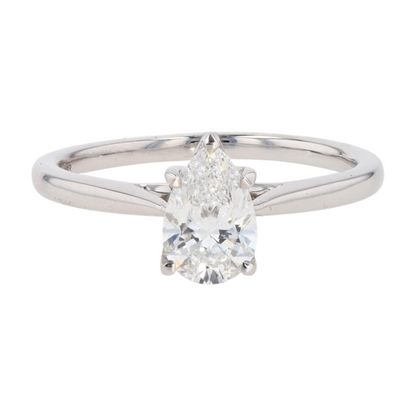 1 1/2 ct 14K White Gold Lab Grown Diamond Engagement Ring