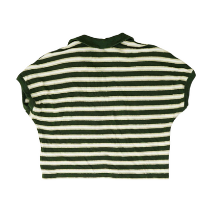 Green Striped Pullover Sweater