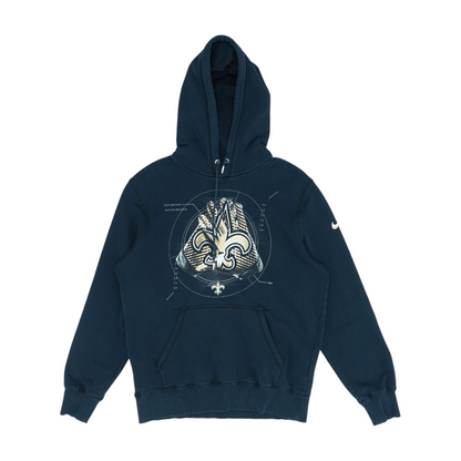 Black Graphic Hoodie Pullover