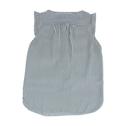Navy Striped Blouse