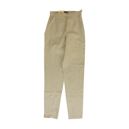 Vintage Beige Slim Stretch Pants
