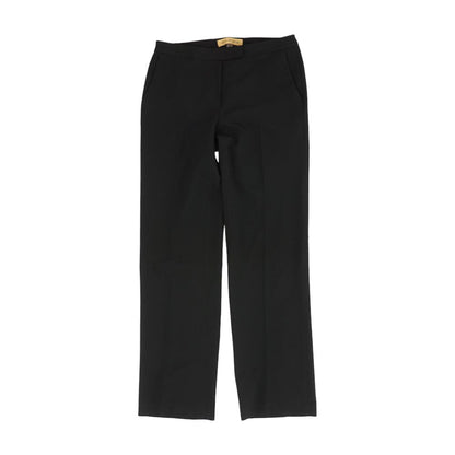 Black Solid Dress Pants