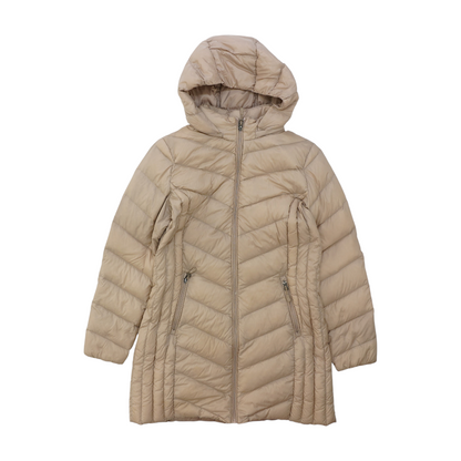 Beige Solid Coat