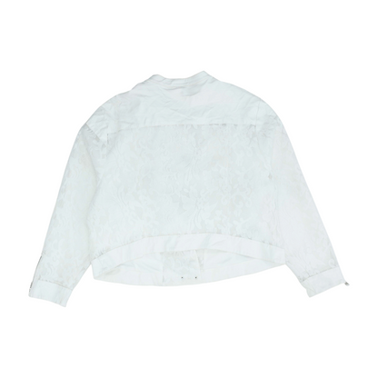 White Plus Print Jacket