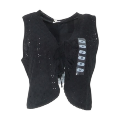 Black Cropped Blouse