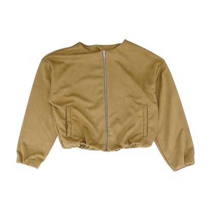 Brown Solid Jacket
