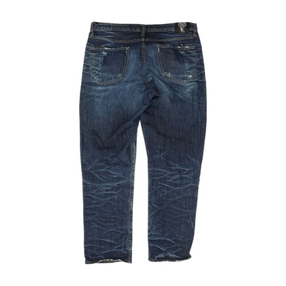 Navy Tapered Jeans
