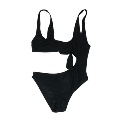 Black Solid One-Piece
