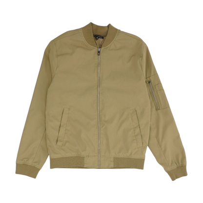 Khaki Solid Jacket