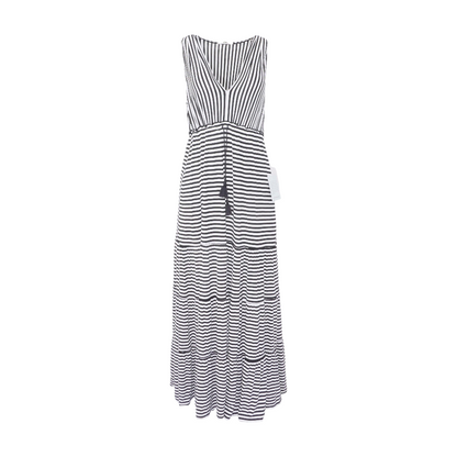 Black Striped Maxi Dress