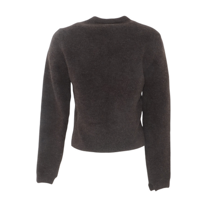 Brown Cardigan Sweater