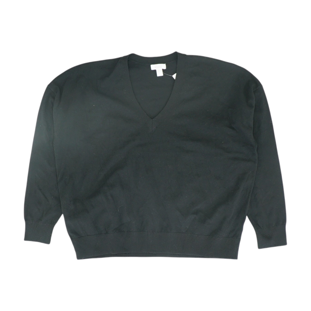 Black Plus Size Pullover Sweater