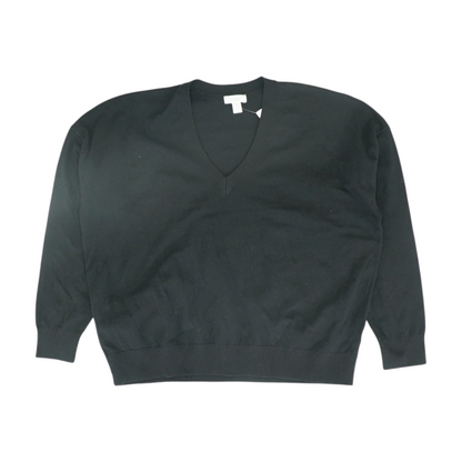 Black Plus Size Pullover Sweater