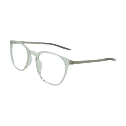 Clear NIKE 7280 Round Prescription Eyewear