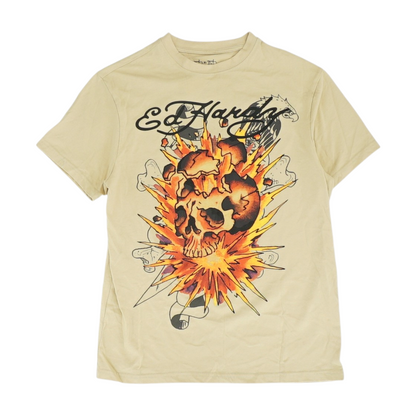 Khaki Solid T-Shirt