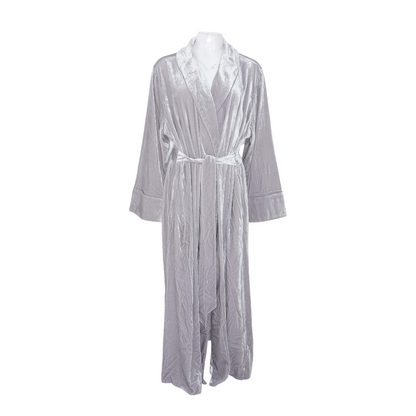 Gray Solid Robe