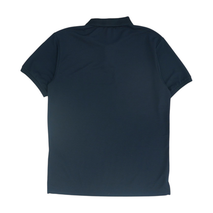 Navy Solid Short Sleeve Polo