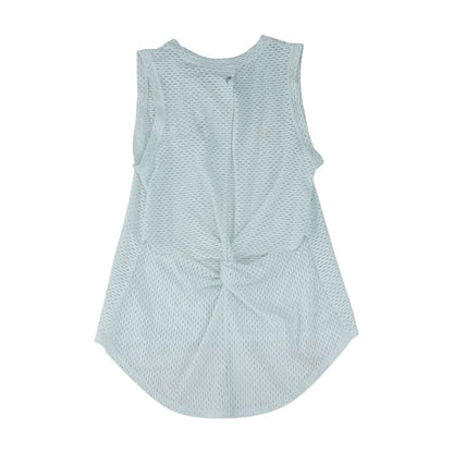 White Eyelet Tank