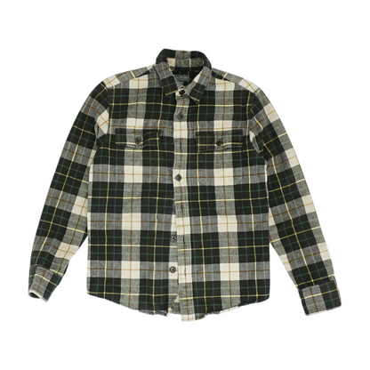 Multi Plaid Flannel Button Down
