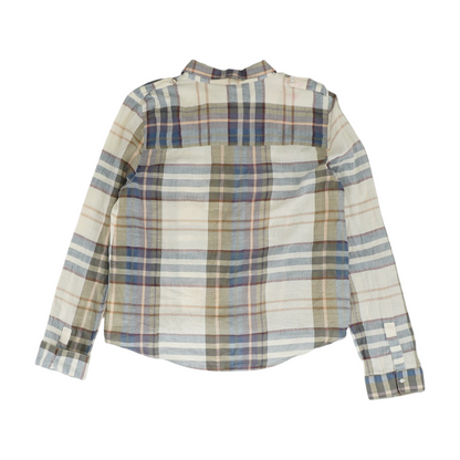 Multi Plaid Button Down