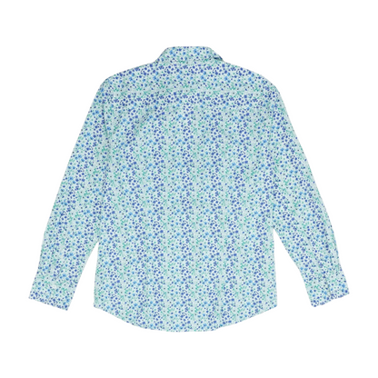 White Floral Button Down