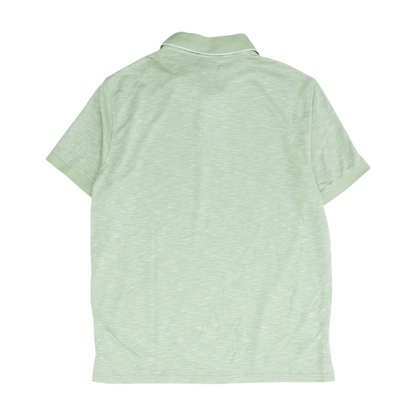 Green Abstract Short Sleeve Polo