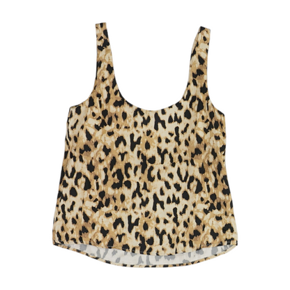 Beige Animal Print Blouse