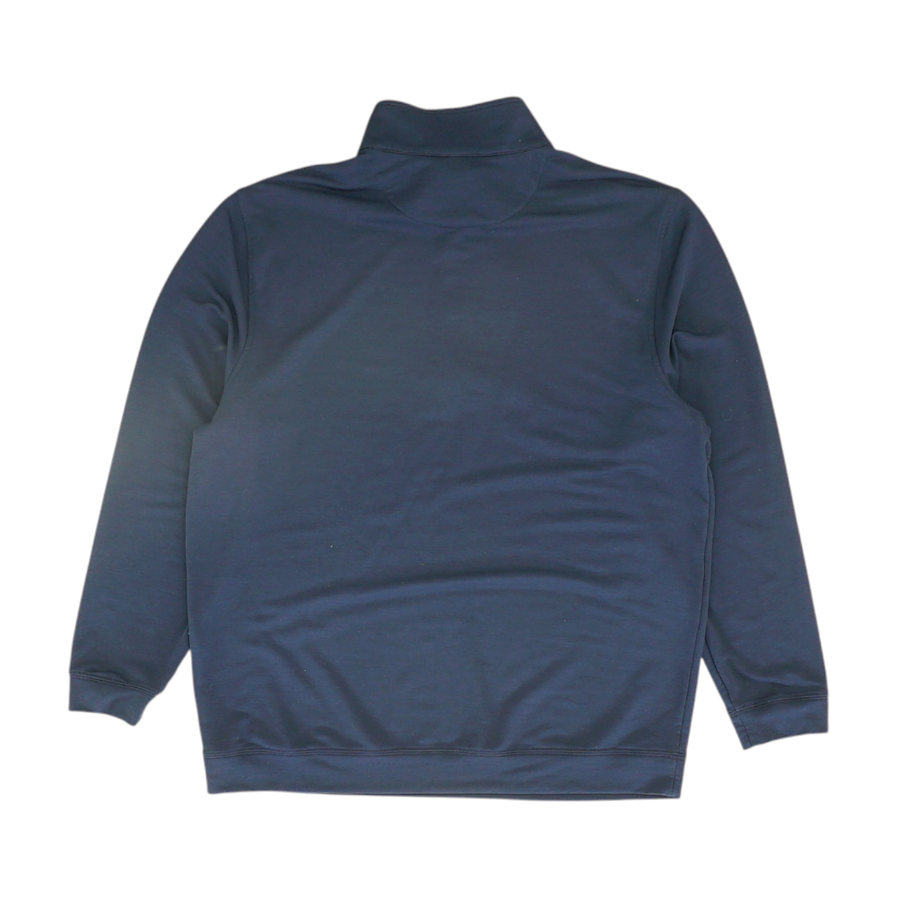 Navy Solid 1/4 Zip Pullover