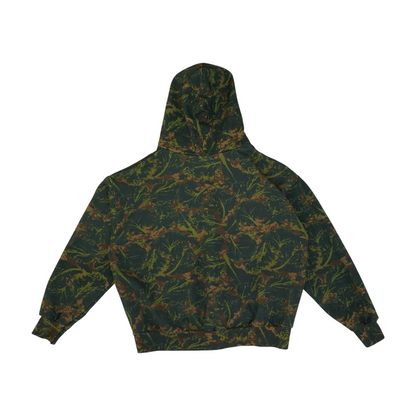 Green Camo Hoodie Pullover