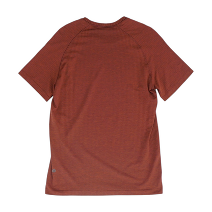 Burgundy Solid Active T-Shirt