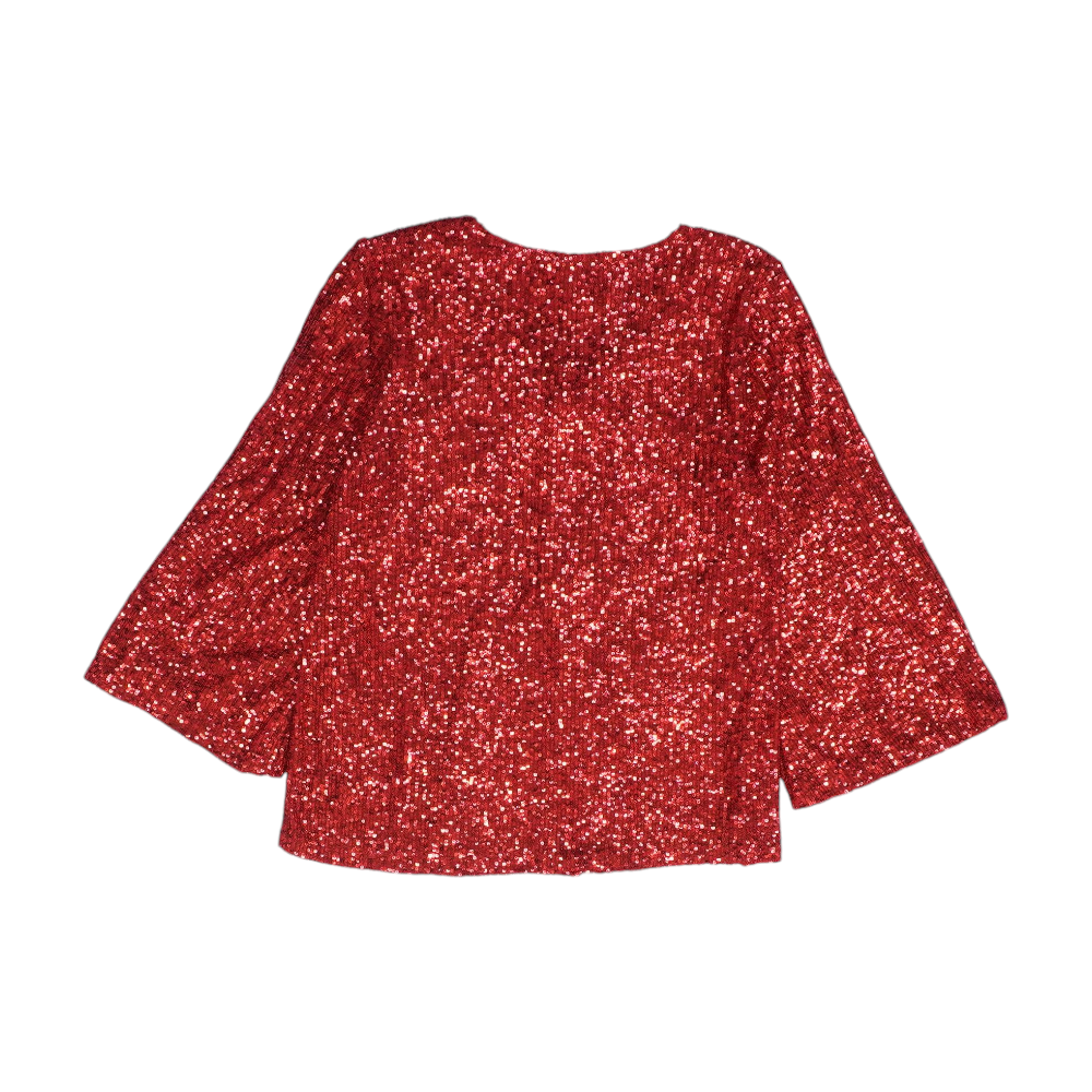 Red Petite Blouse