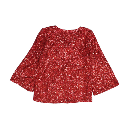 Red Petite Blouse