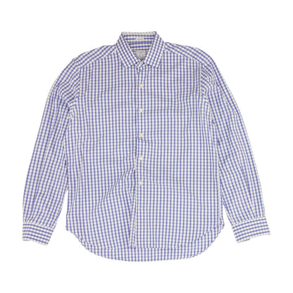 Blue Check Long Sleeve Button Down