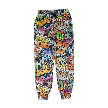 Multi Graphic Regular Pants