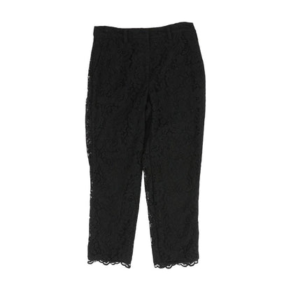 Black Solid Pants
