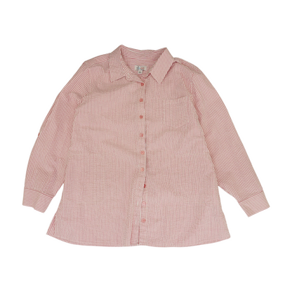 Pink Striped Button Down