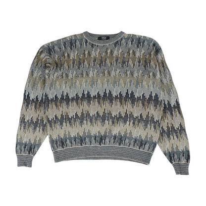 Multi Abstract Pullover Sweater