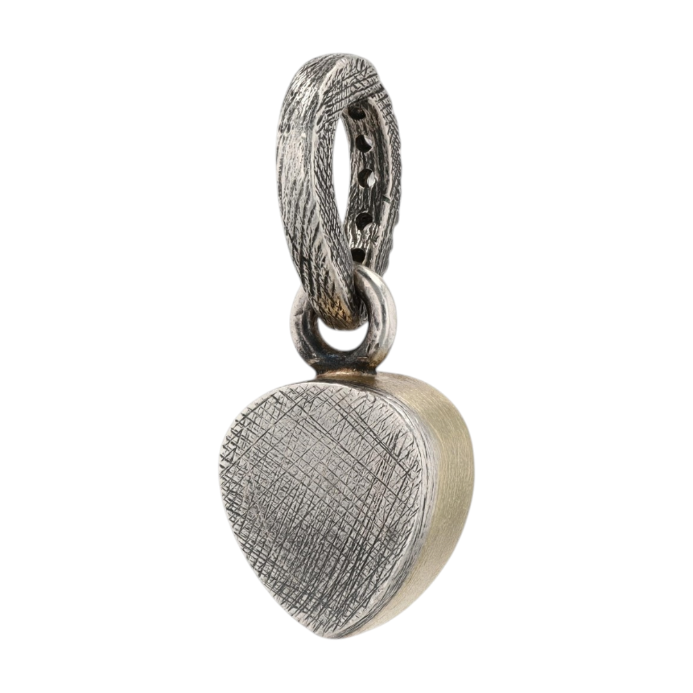 Sterling Silver Diamond Pendant