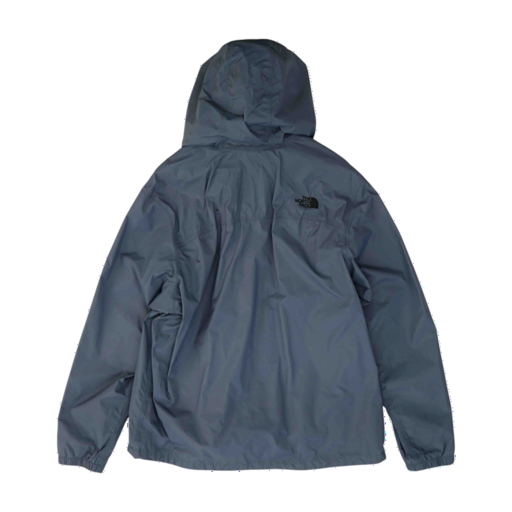 Blue Solid Rain Jacket