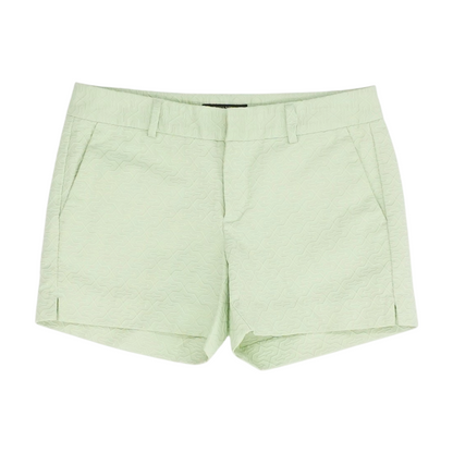 Green Solid Chino Shorts