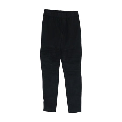 Black Solid Pants