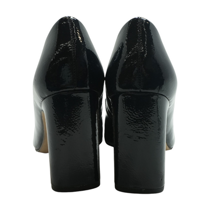 Navy Block Heels
