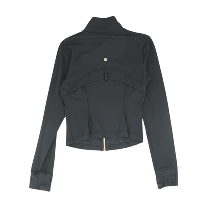 Black Solid Active Jacket