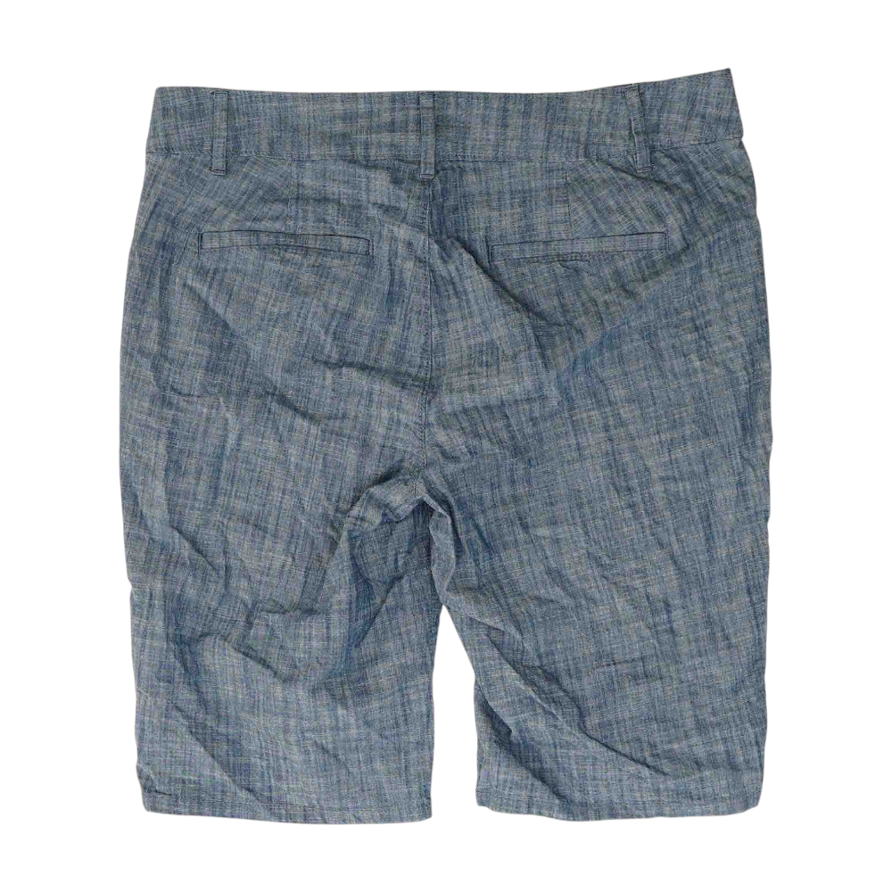 Blue Solid Chino / Khaki Shorts