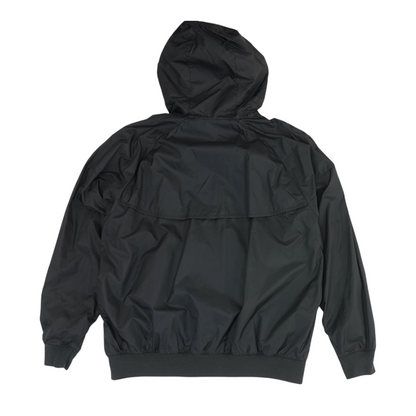 Black Solid Rain Jacket