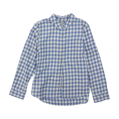 Blue Check Flannel Button Down
