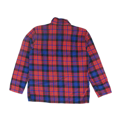 Red Plaid Flannel Button Down